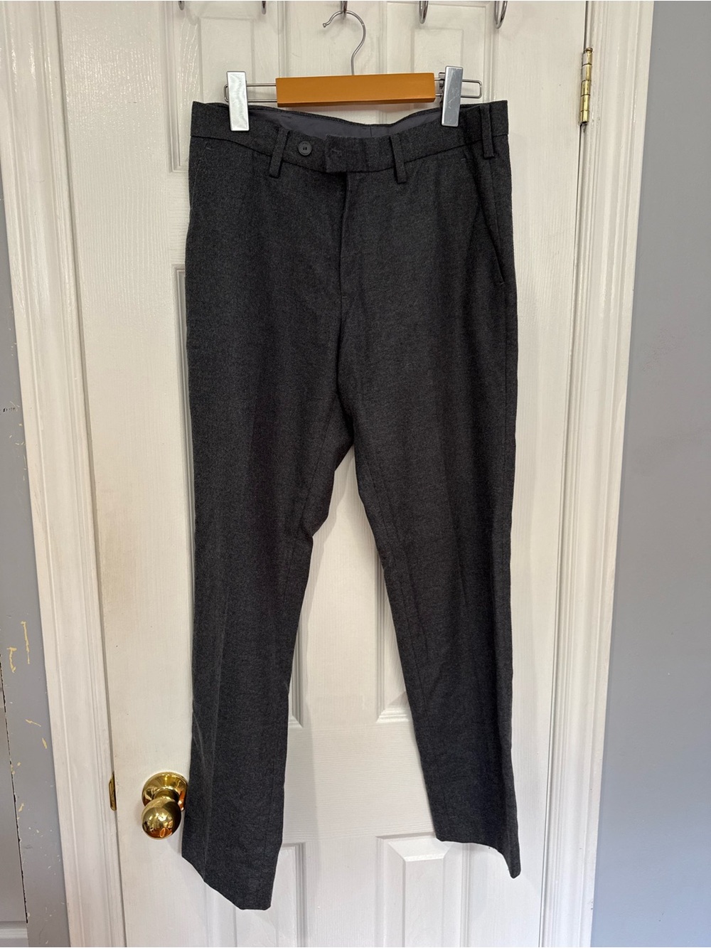 Men's Charcoal Gray Dress Pants